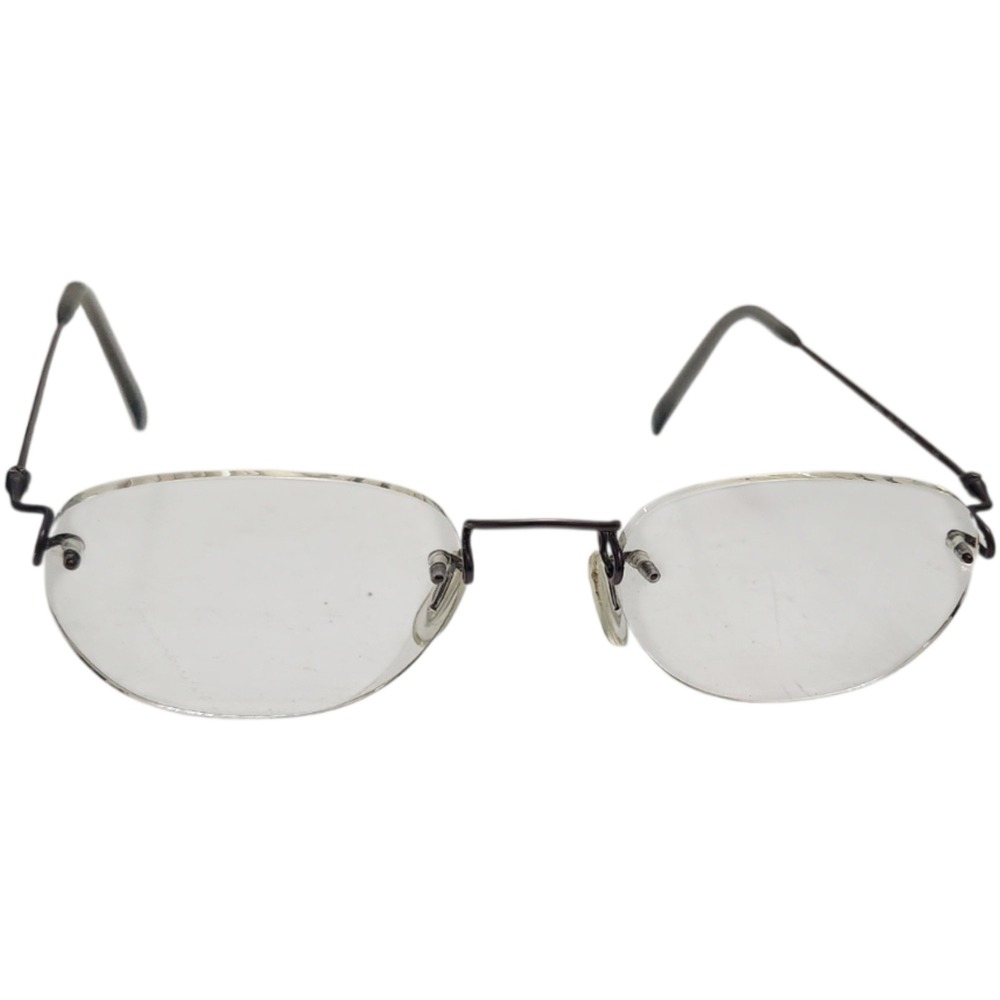 Kazuo Kawasaki Koki‎ MP-631 Rimless Beta-Titanium Eyeglasses Brown Japan 140